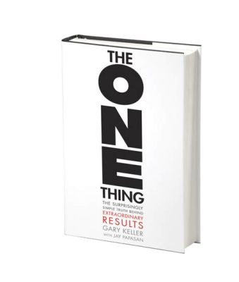  「One Thing」：一書解鎖高效生活之謎